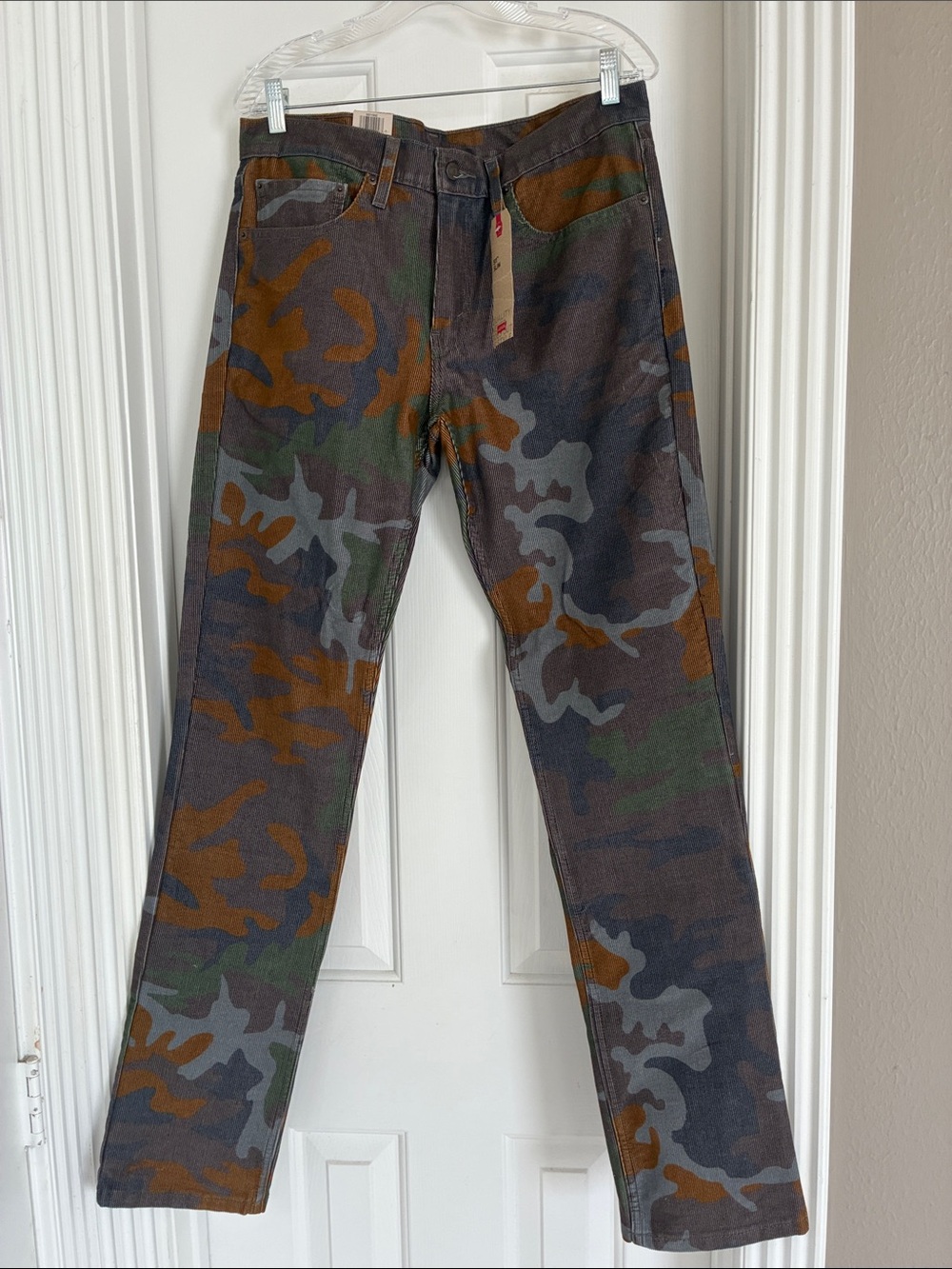 Levi's Men’s 511 Camo Jeans in Green, Brown, Gray
